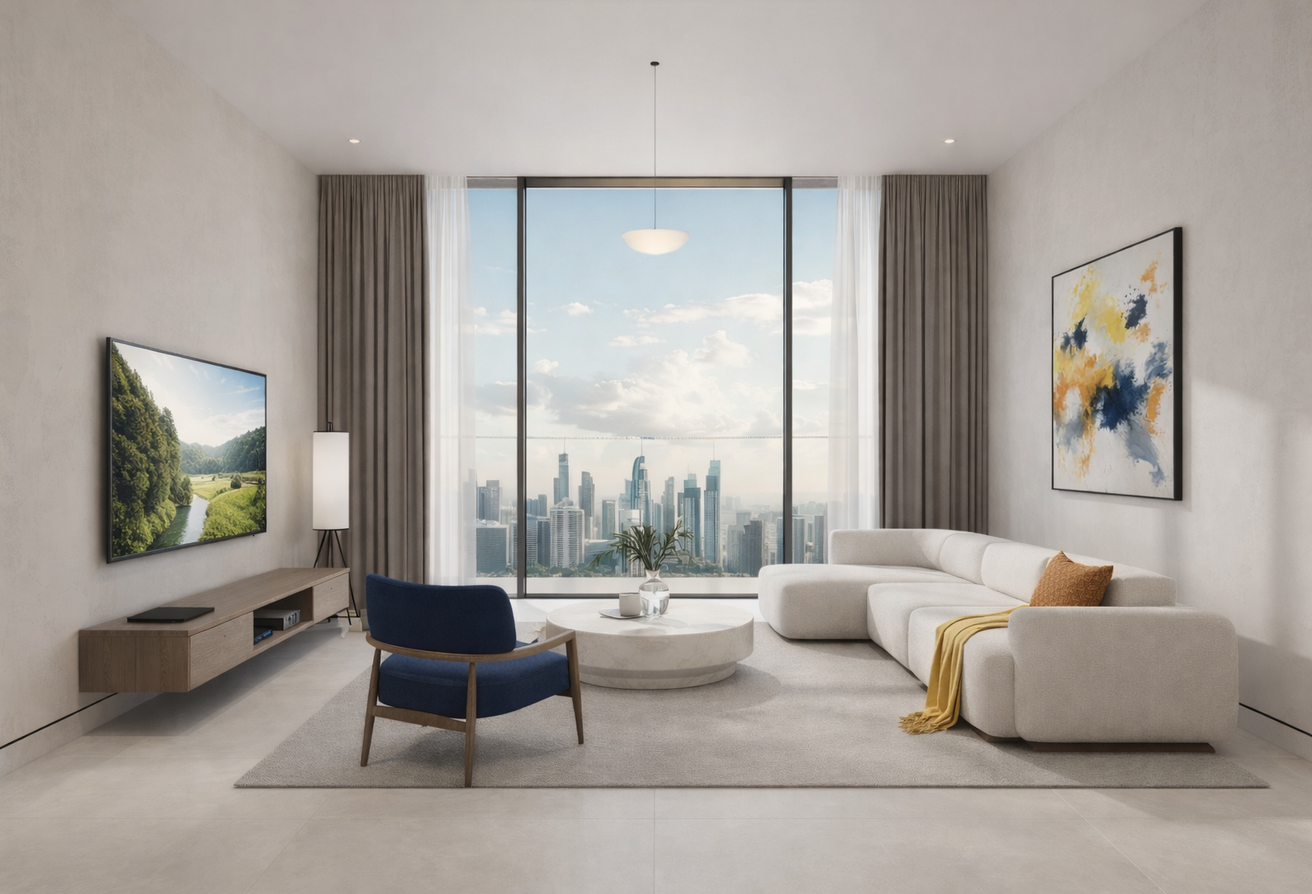 3BHK Living 01