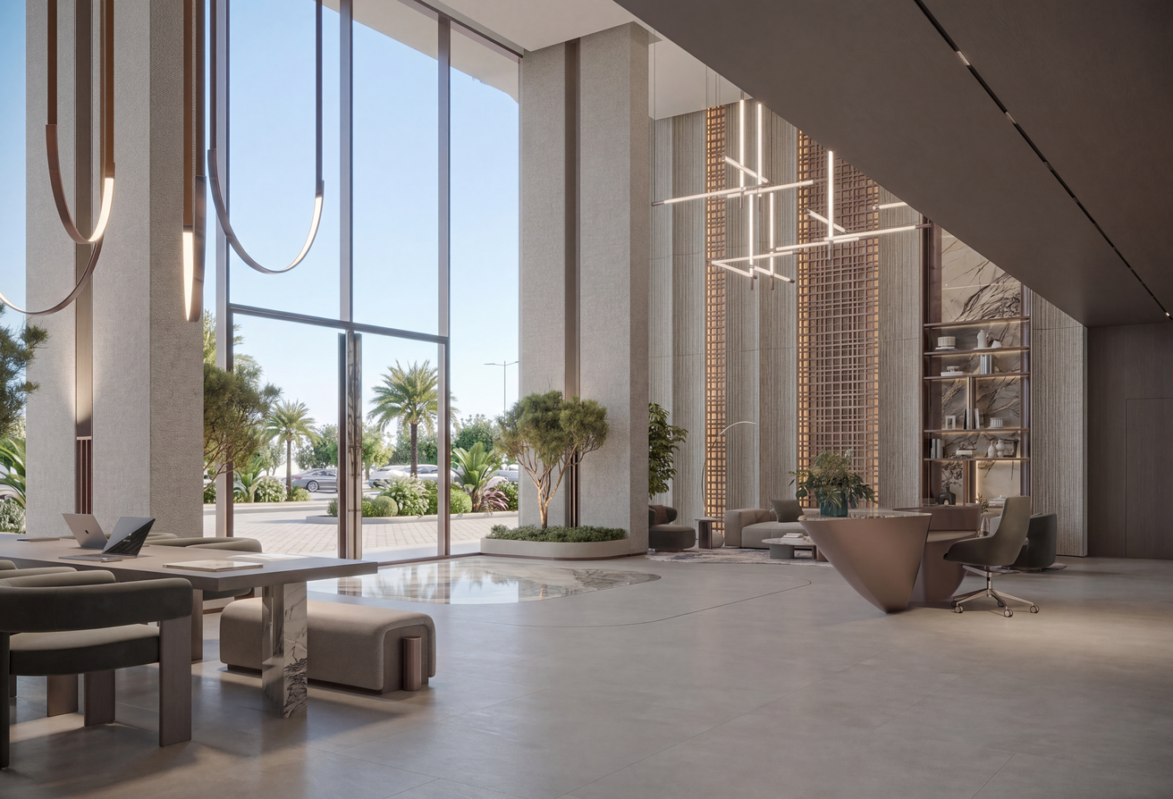 Double Height Entrance Lobby